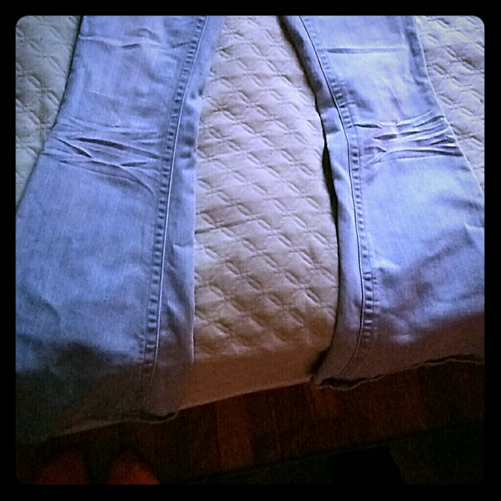 Dollhouse Blue Jeans N Roc N Roll Flare Bottoms.